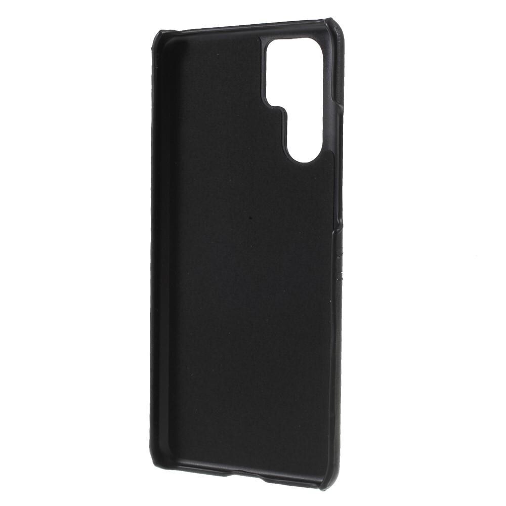 Huawei P30 Pro Smart cover med 2 kortholdere, Sort
