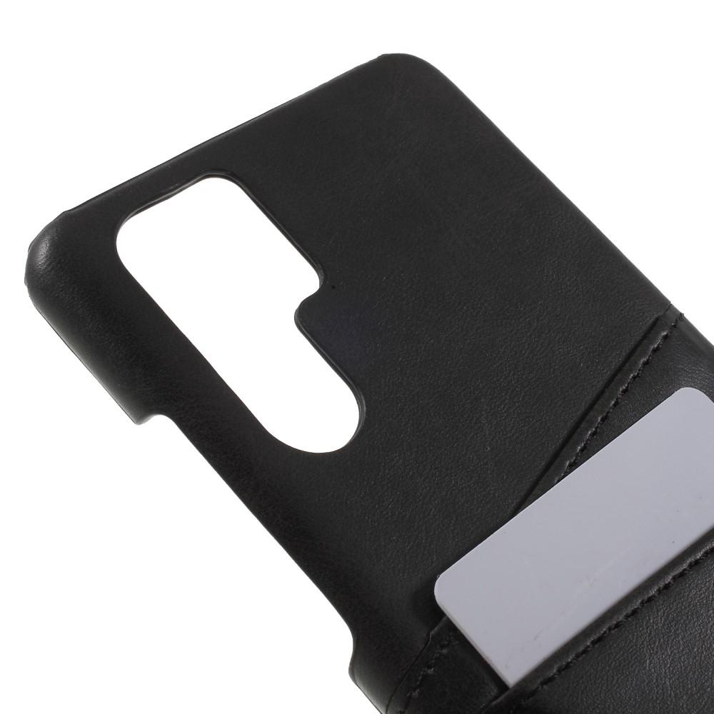 Huawei P30 Pro Smart cover med 2 kortholdere, Sort