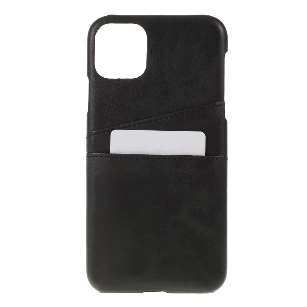 iPhone 11 Pro Max Smart cover med 2 kortholdere, Sort