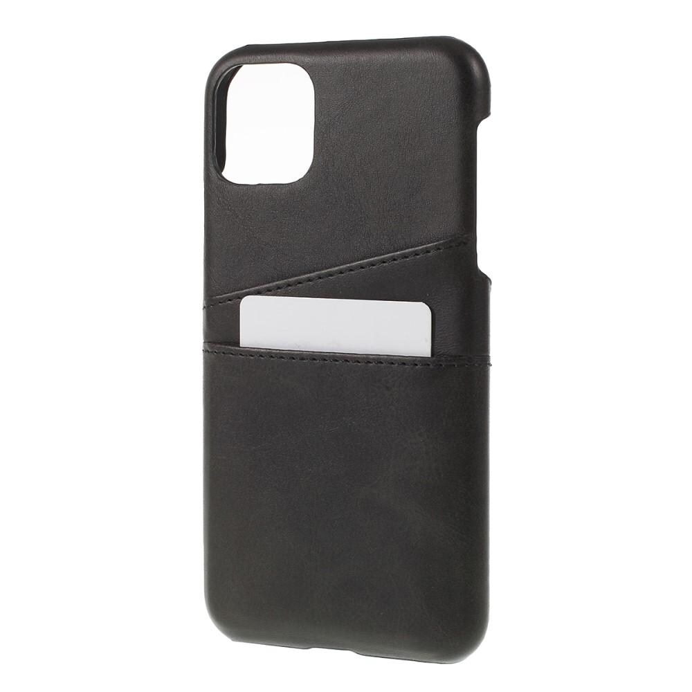 iPhone 11 Pro Max Smart cover med 2 kortholdere, Sort