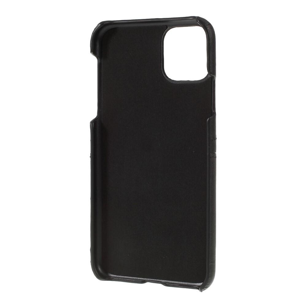 iPhone 11 Pro Max Smart cover med 2 kortholdere, Sort