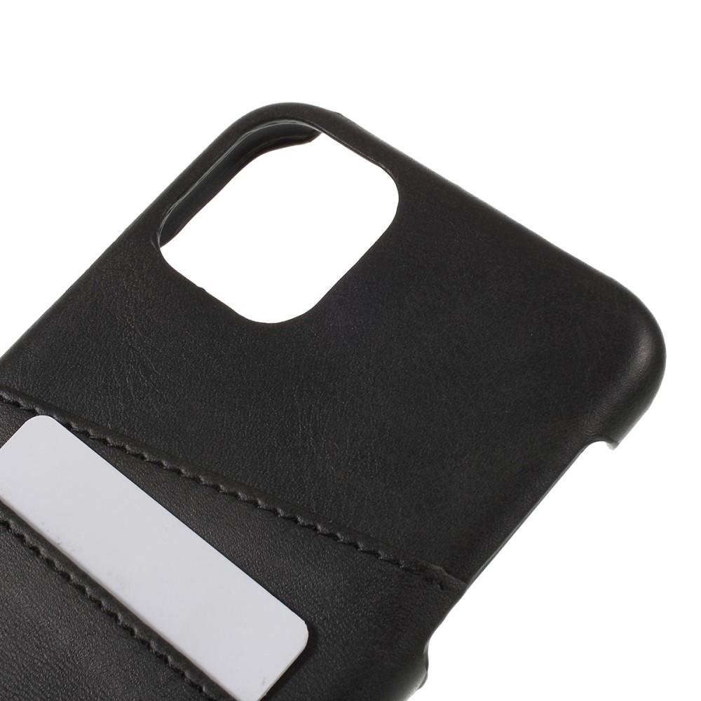 iPhone 11 Pro Max Smart cover med 2 kortholdere, Sort