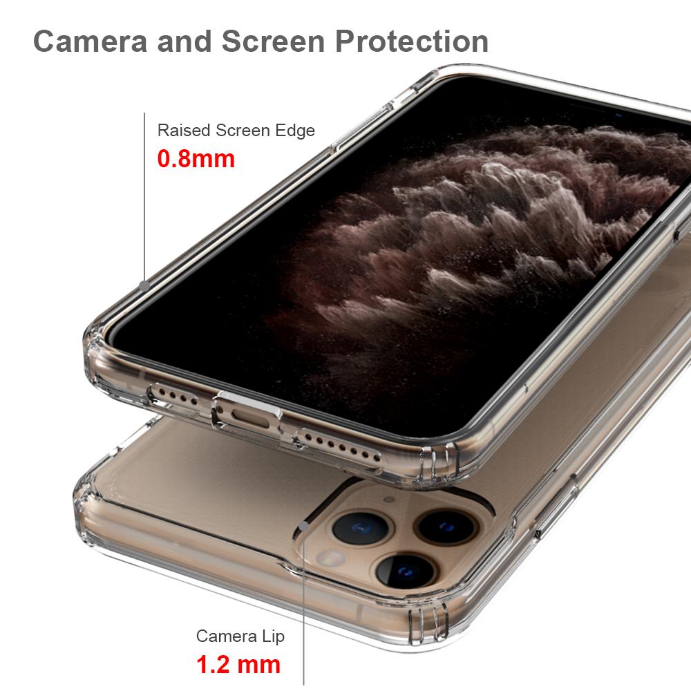 iPhone 11 Pro Max Crystal Hybrid-cover, Gennemsigtig