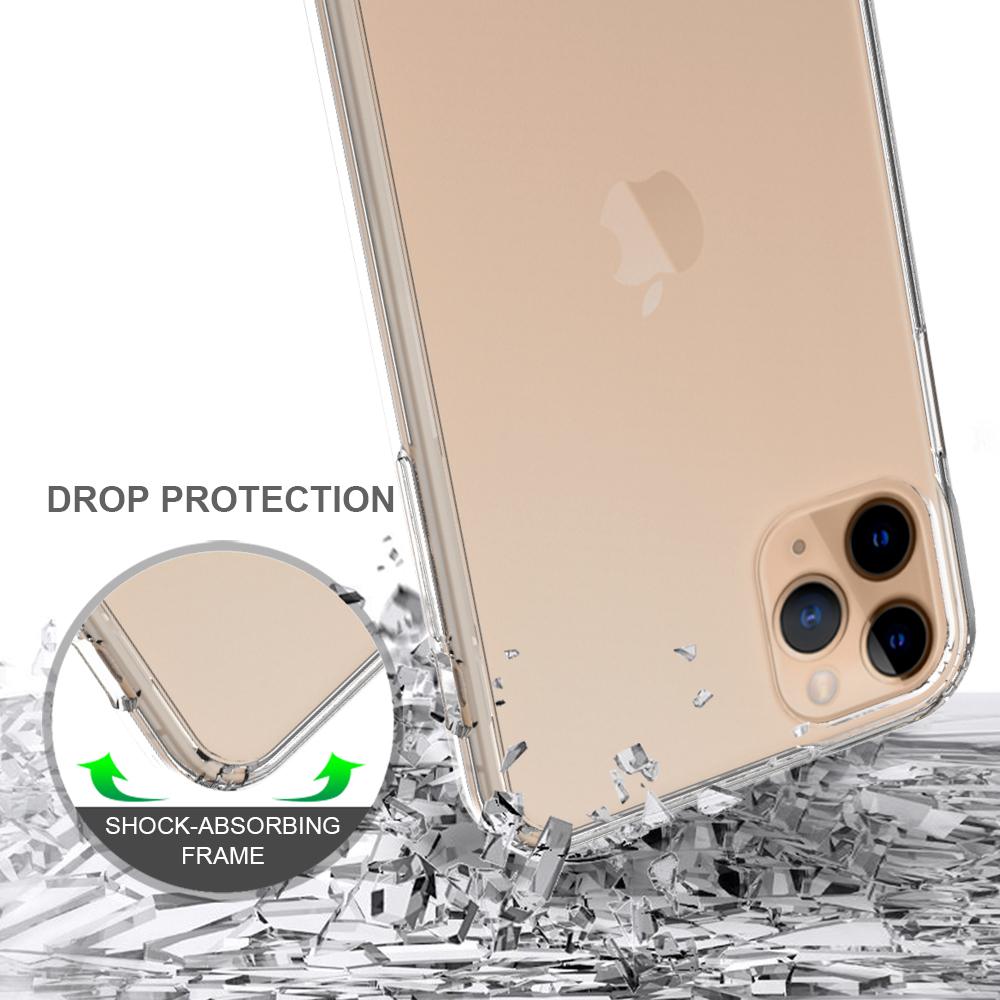 iPhone 11 Pro Max Crystal Hybrid-cover, Gennemsigtig