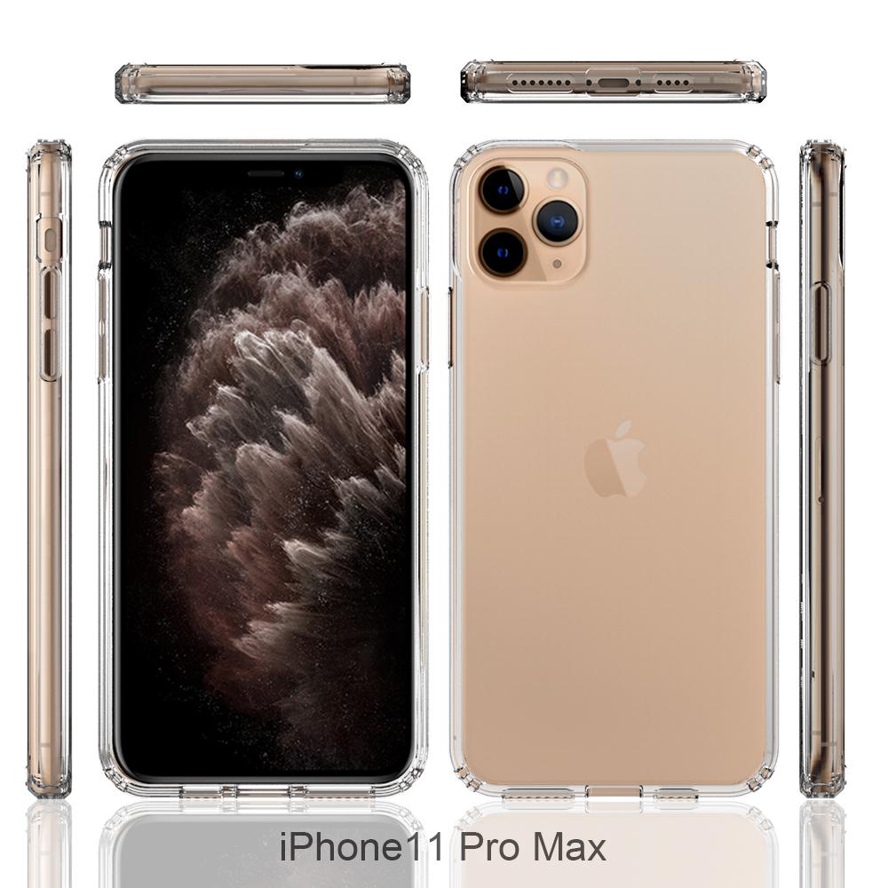 iPhone 11 Pro Max Crystal Hybrid-cover, Gennemsigtig