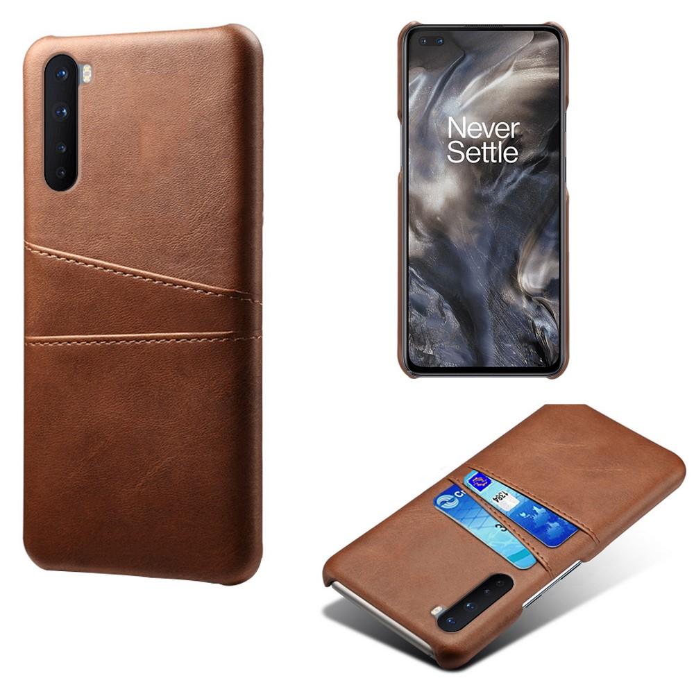 OnePlus Nord Smart cover med 2 kortholdere, Brun