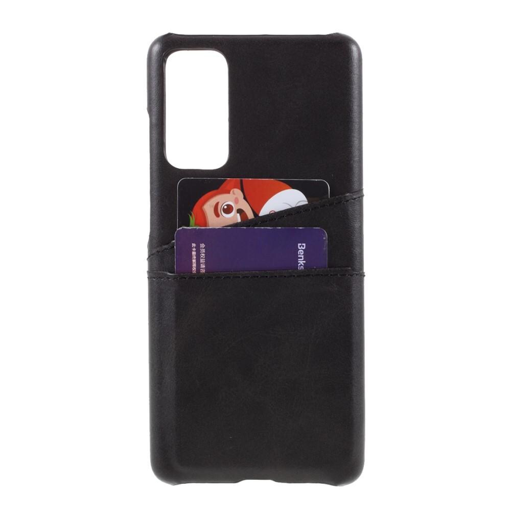 Samsung Galaxy S20 FE Smart cover med 2 kortholdere, Sort