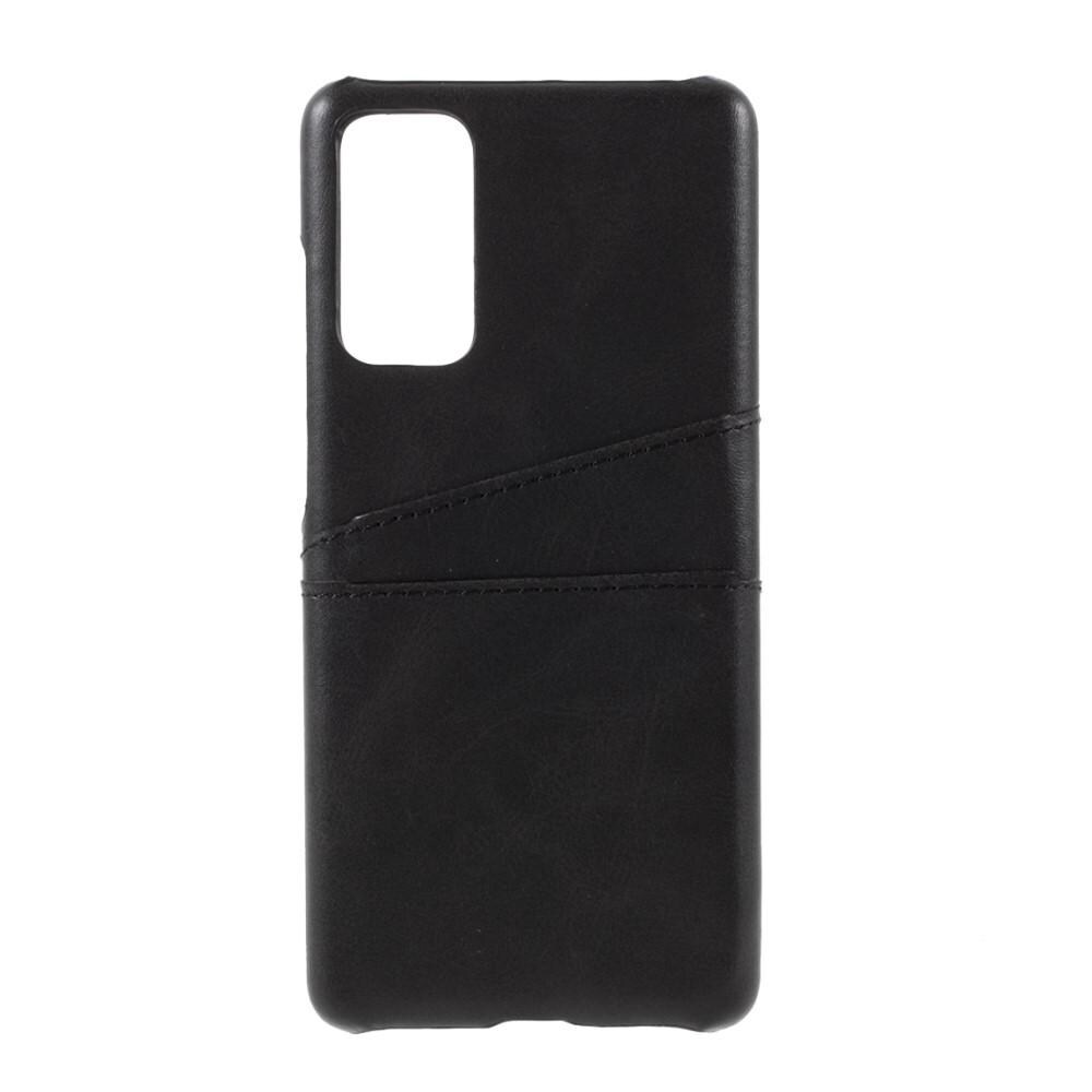 Samsung Galaxy S20 FE Smart cover med 2 kortholdere, Sort