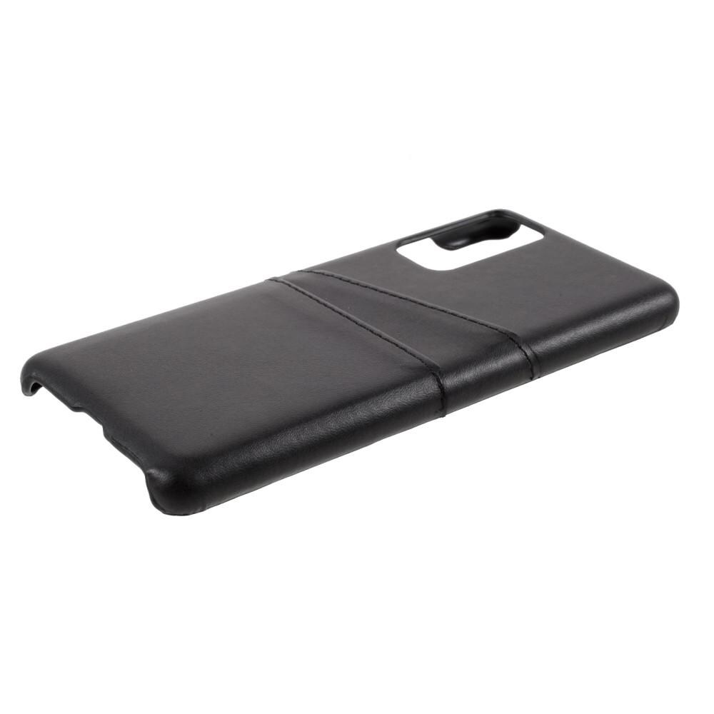 Samsung Galaxy S20 FE Smart cover med 2 kortholdere, Sort