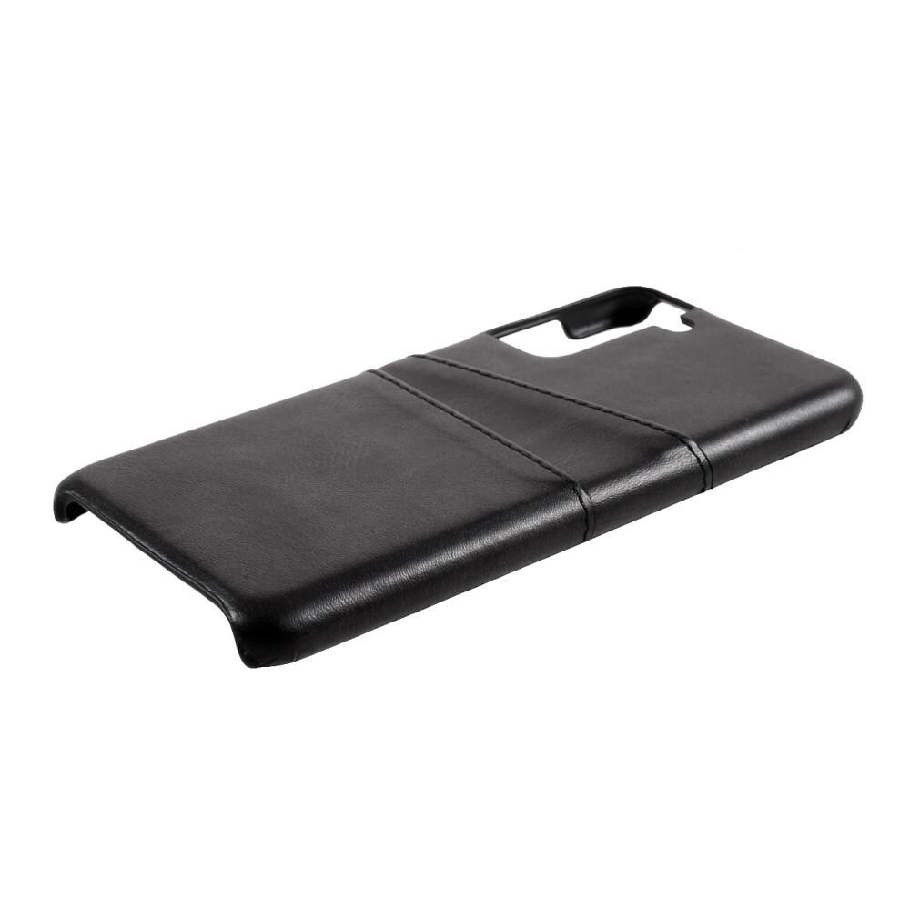 Samsung Galaxy S21 Smart cover med 2 kortholdere, Sort