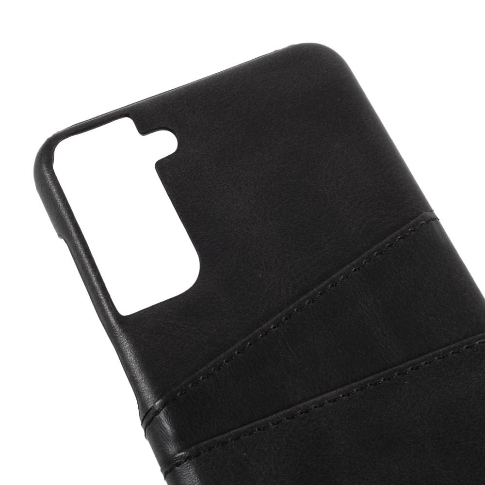 Samsung Galaxy S21 Smart cover med 2 kortholdere, Sort