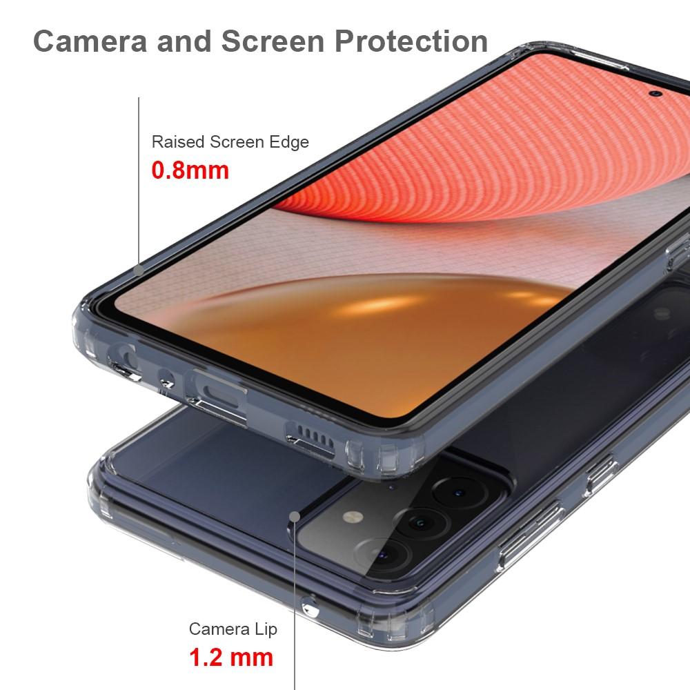 Samsung Galaxy A72 5G Crystal Hybrid-cover, Gennemsigtig