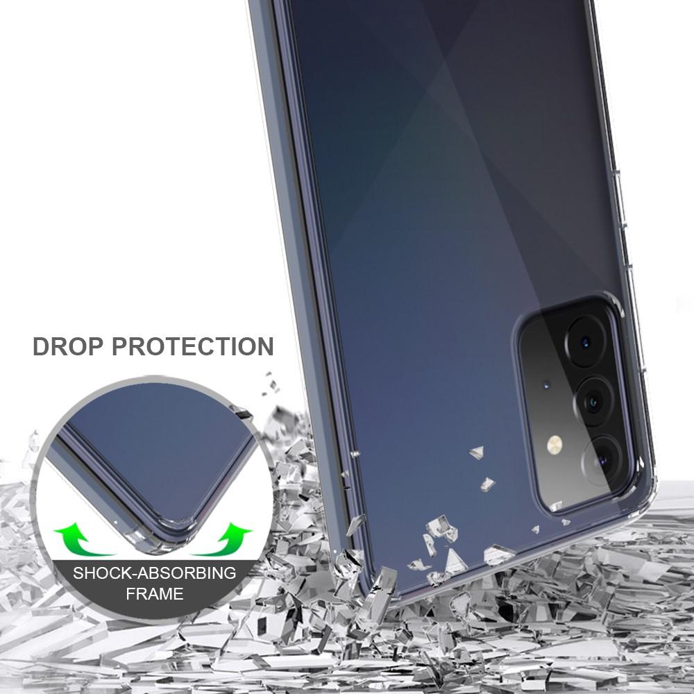 Samsung Galaxy A72 5G Crystal Hybrid-cover, Gennemsigtig