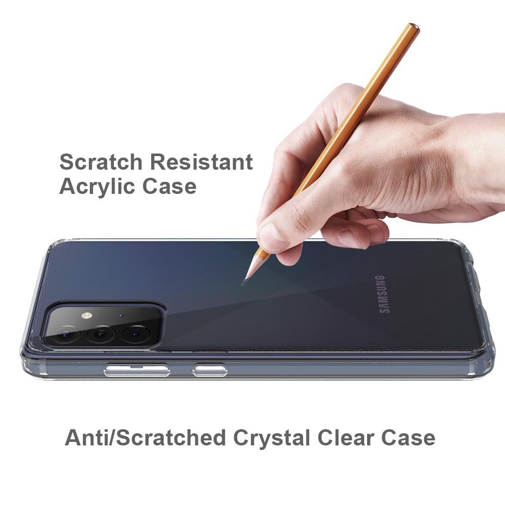 Samsung Galaxy A72 5G Crystal Hybrid-cover, Gennemsigtig