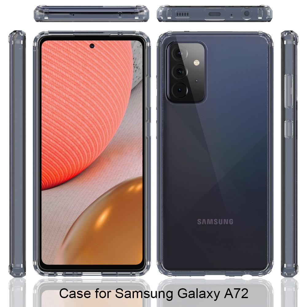 Samsung Galaxy A72 5G Crystal Hybrid-cover, Gennemsigtig