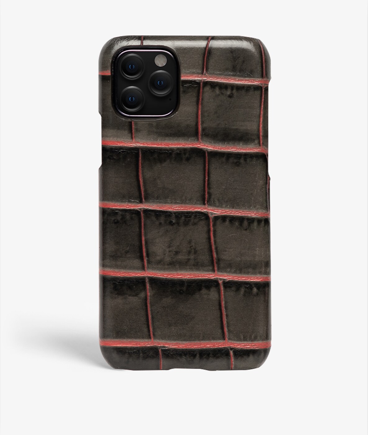 iPhone 11 Pro Cover Croco Taupe/Pink